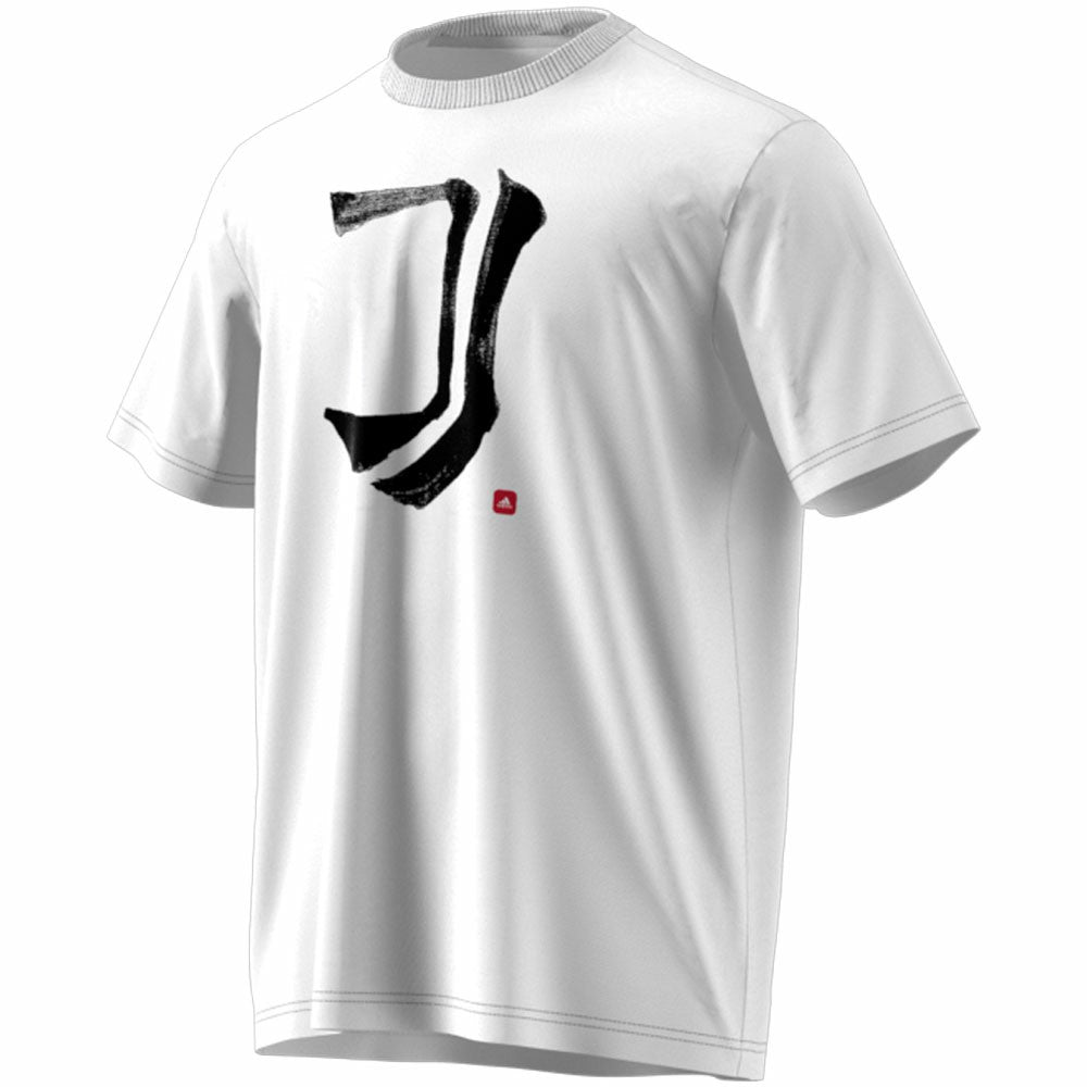 Juventus Chinese Calligraphy T-Shirt - White | Adidas on sale