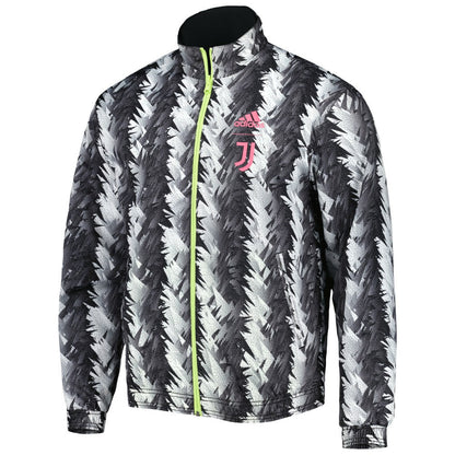Juventus 2022/23 On-Field Team Logo Anthem Reversible Full-Zip Jacket - Black | Adidas on sale