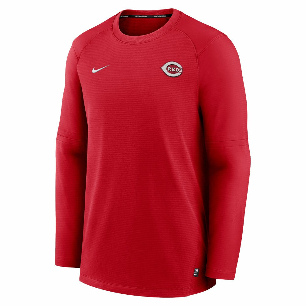 Cincinnati Reds Authentic Collection Logo Performance Long Sleeve T-Shirt - Red | Nike