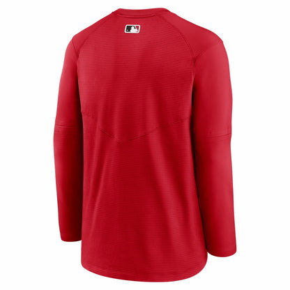 Cincinnati Reds Authentic Collection Logo Performance Long Sleeve T-Shirt - Red | Nike