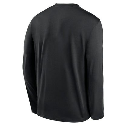 Baltimore Orioles Authentic Collection Team Logo Legend Performance Long Sleeve T-Shirt - Black | Nike