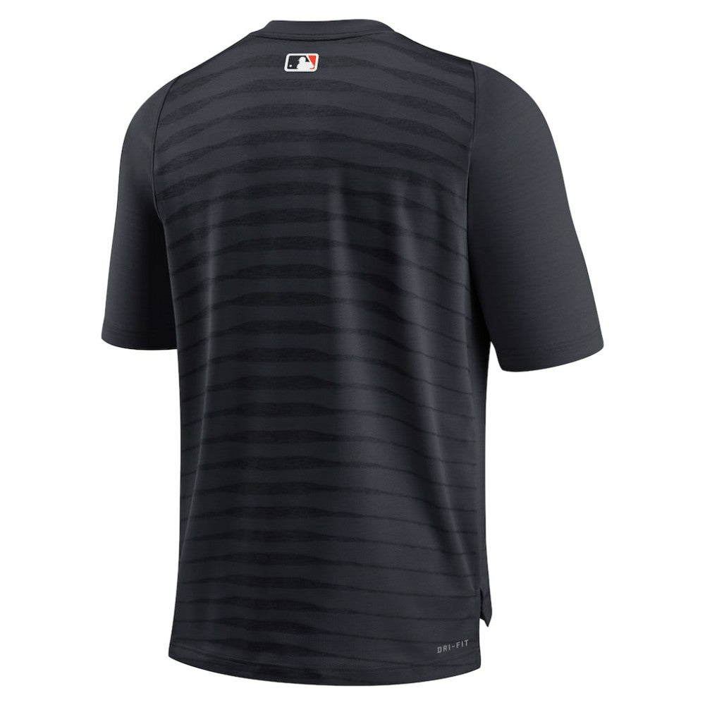 Detroit Tigers Authentic Collection Pregame Raglan Performance V-Neck T-Shirt - Navy | Nike