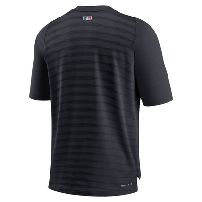 Detroit Tigers Authentic Collection Pregame Raglan Performance V-Neck T-Shirt - Navy | Nike
