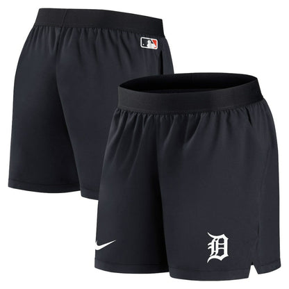 Detroit Tigers Women's Authentic Collection Team Performance Shorts - Navy | Nike