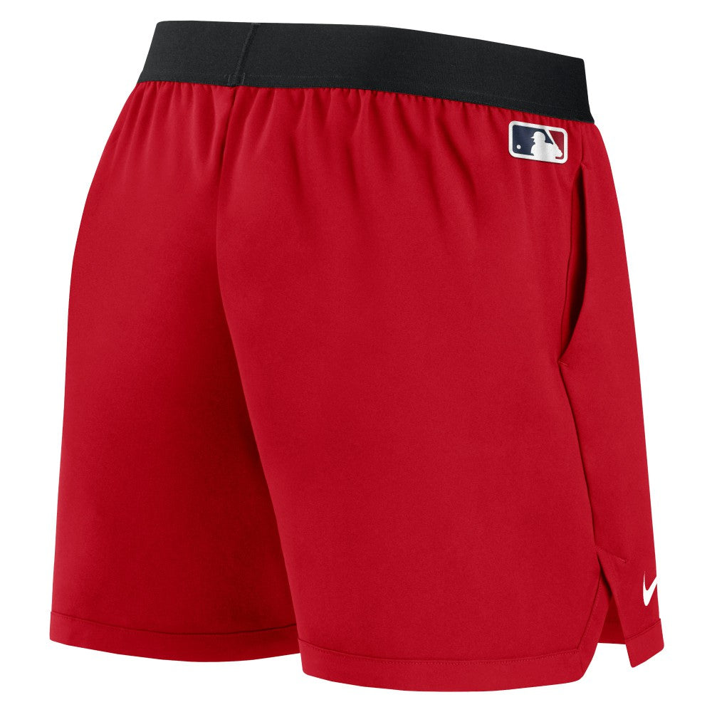 Los Angeles Angels Women's Authentic Collection Team Performance Shorts - Red | Nike