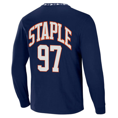 Chicago Bears NFL x Staple Core Team Long Sleeve T-Shirt - Navy outlet
