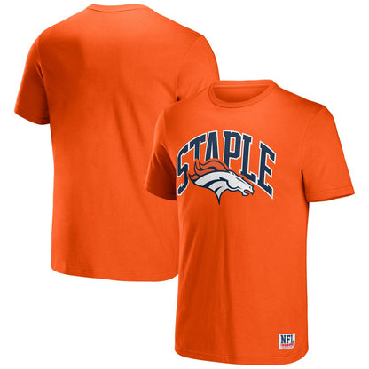 Denver Broncos NFL x Staple Logo Lockup T-Shirt - Orange outlet