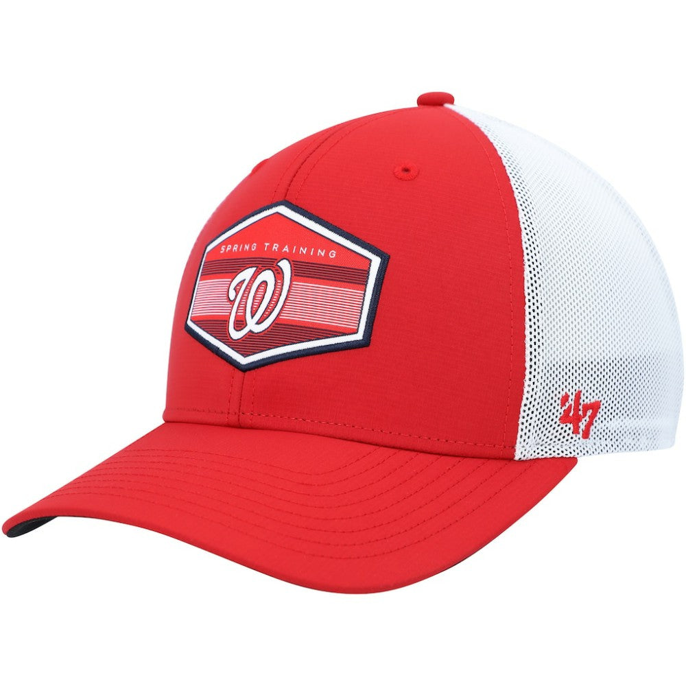 Washington Nationals Spring Training Burgess Trucker Adjustable Hat - Red/White | 47 brand