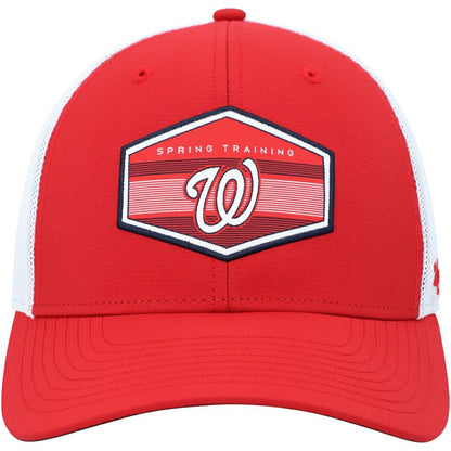 Washington Nationals Spring Training Burgess Trucker Adjustable Hat - Red/White | 47 brand