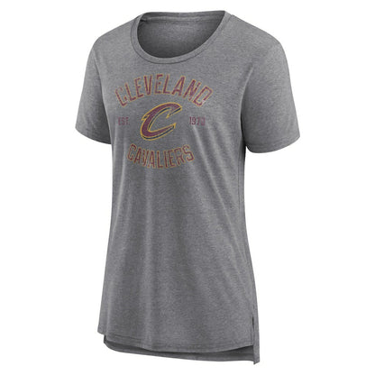 Cleveland Cavaliers Women's Heritage Tri-Blend T-Shirt sale - Heather Gray for sale