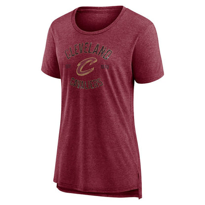 Cleveland Cavaliers Women's Heritage Tri-Blend T-Shirt sale - Heather Wine cheap