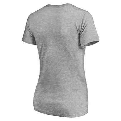 Cleveland Cavaliers Women's Primary Team Logo V-Neck T-Shirt sale - Heathered Gray outlet