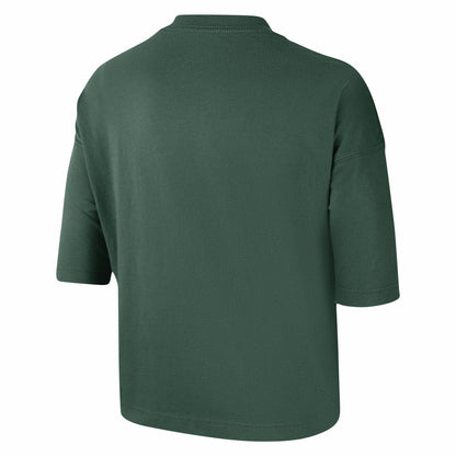 Milwaukee Bucks Women's Essential Boxy T-Shirt - Hunter Green | Nike on sale