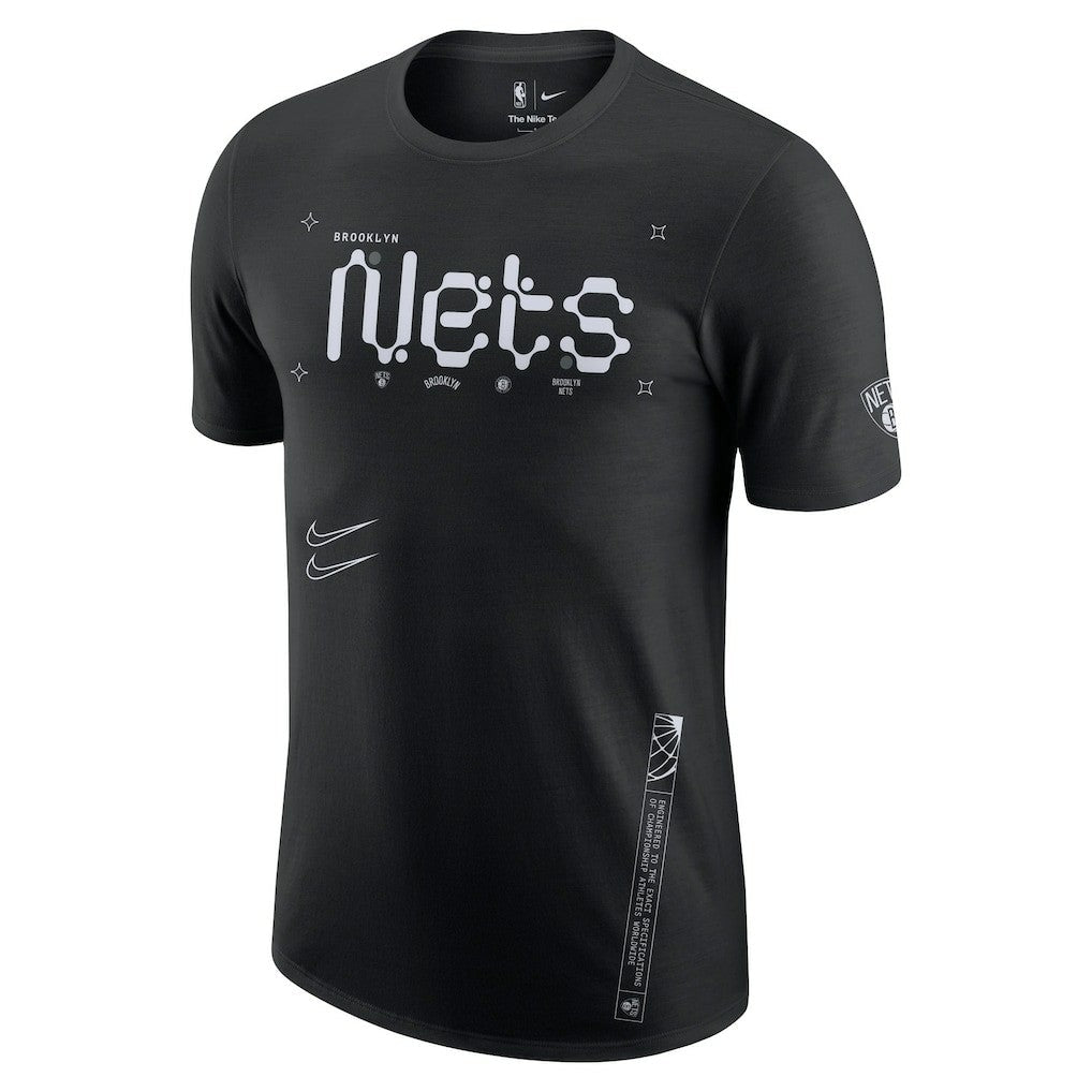 Brooklyn Nets Courtside Air Traffic Control Max90 T-Shirt - Black | Nike online