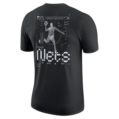 Brooklyn Nets Courtside Air Traffic Control Max90 T-Shirt - Black | Nike online