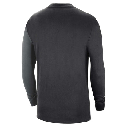 Miami Heat Courtside Versus Flight MAX90 Long Sleeve T-Shirt - Black | Nike for sale