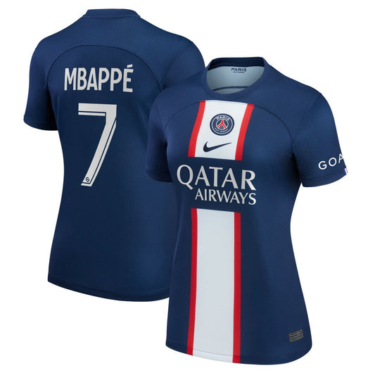 Kylian Mbappé Paris Saint-Germain Women's 2022/23 Home Replica Player Jersey - Blue | Nike cheap