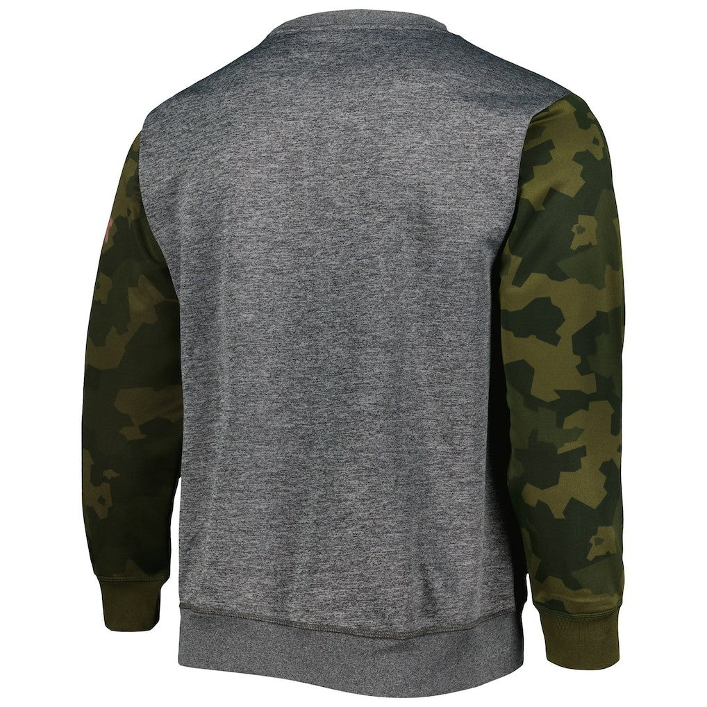 Brooklyn Nets Camo Stitched Sweatshirt - Heather Charcoal | Fanatics shop