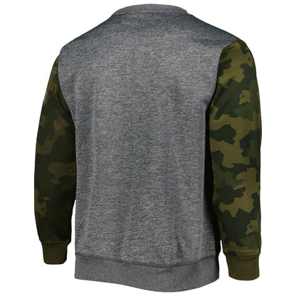 Brooklyn Nets Camo Stitched Sweatshirt - Heather Charcoal | Fanatics shop