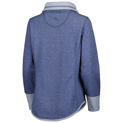 Buffalo Bills Women's Sport Sun Fade Full-Zip Sweatshirt - Heathered Royal cheap