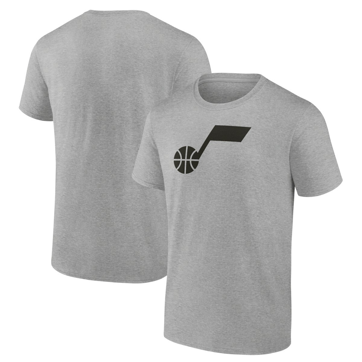 Utah Jazz Alternate Logo T-Shirt - Heathered Gray cheap