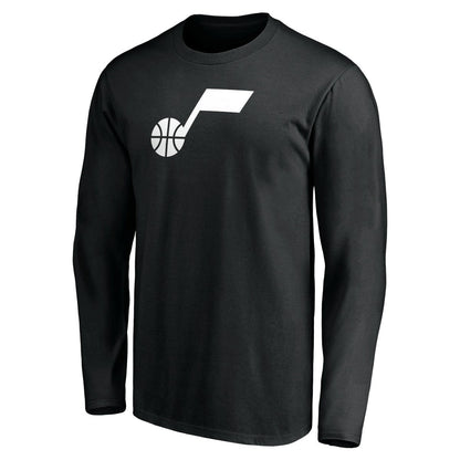 Utah Jazz Primary Logo Team Long Sleeve T-Shirt - Black cheap