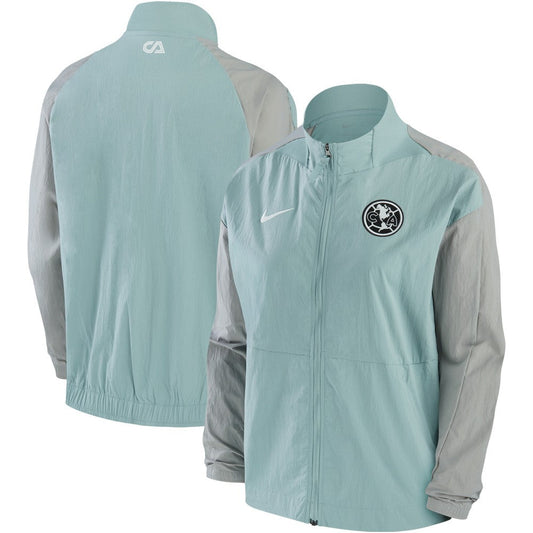 Club America Women's Team Anthem Raglan Performance Full-Zip Jacket - Gray | Nike discount