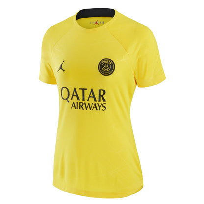 Paris Saint-Germain Jordan Brand Women's 2022/23 Pre-Match Raglan Performance Top - Yellow | Jordan discount