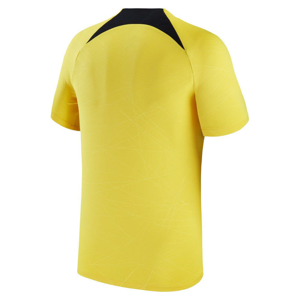 Paris Saint-Germain Jordan Brand 2022/23 Pre-Match Top - Yellow | Jordan discount