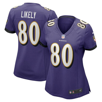 Isaiah Likely Baltimore Ravens Women's Player Game Jersey - Purple | Nike cheap