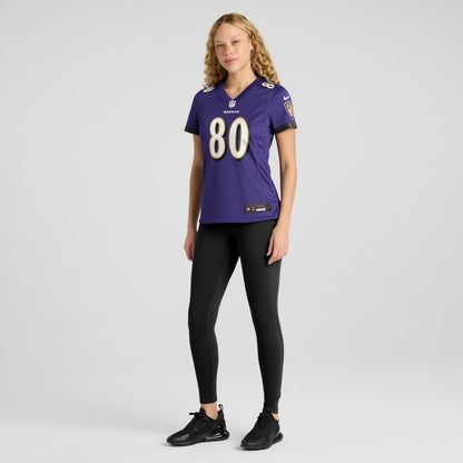 Isaiah Likely Baltimore Ravens Women's Player Game Jersey - Purple | Nike cheap