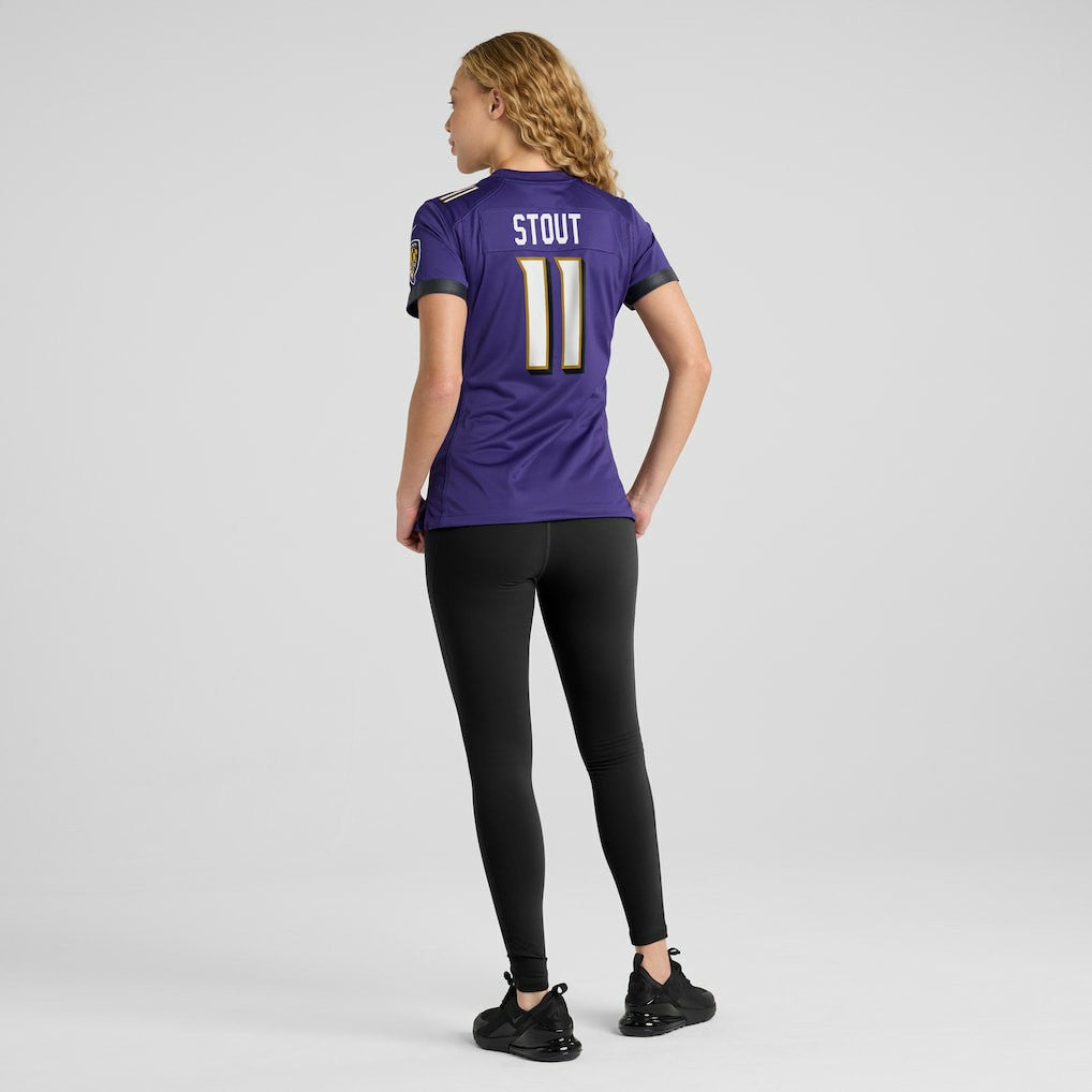 Jordan Stout Baltimore Ravens Women's Player Game Jersey - Purple | Nike online