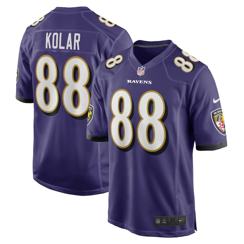 Charlie Kolar Baltimore Ravens Player Game Jersey - Purple | Nike for sale