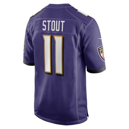Jordan Stout Baltimore Ravens Player Game Jersey - Purple | Nike online