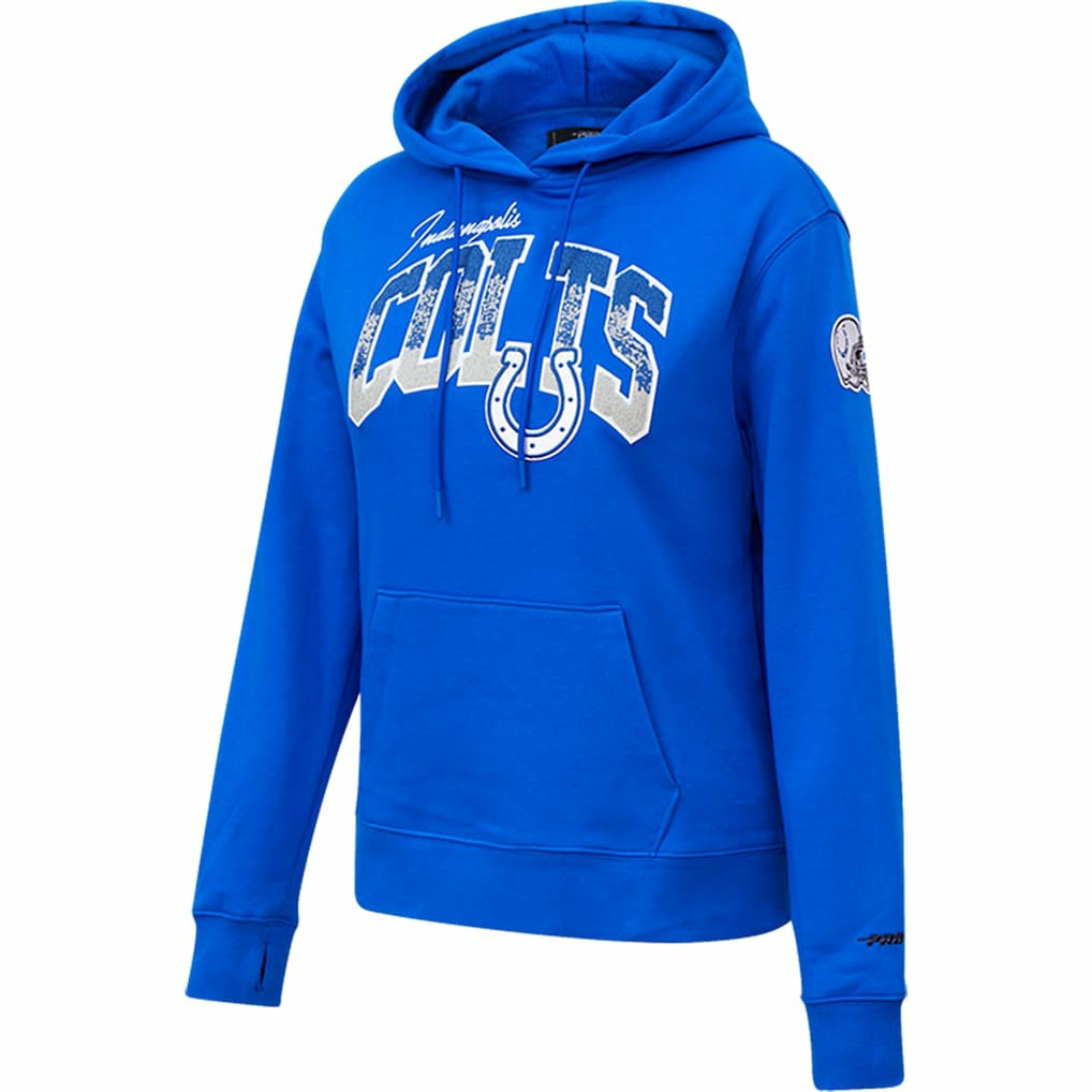 Indianapolis Colts Pro Standard Women's Local Patch Pullover Hoodie - Royal on sale