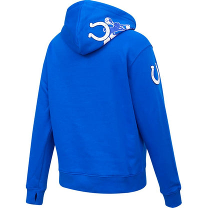 Indianapolis Colts Pro Standard Women's Local Patch Pullover Hoodie - Royal on sale