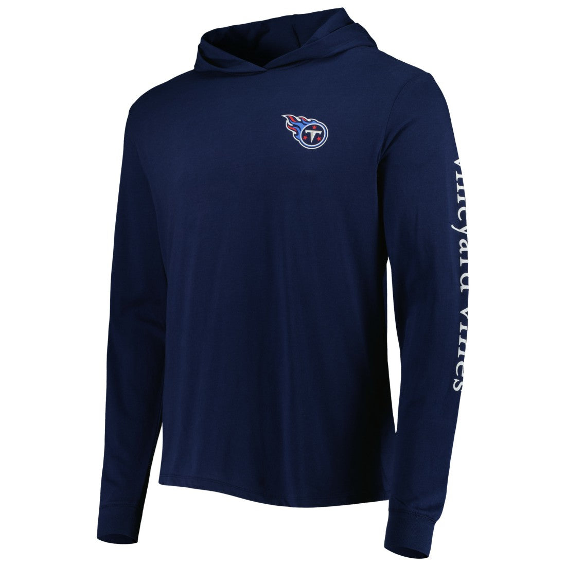 Tennessee Titans Vineyard Vines Local Long Sleeve Hoodie T-Shirt - Navy on sale