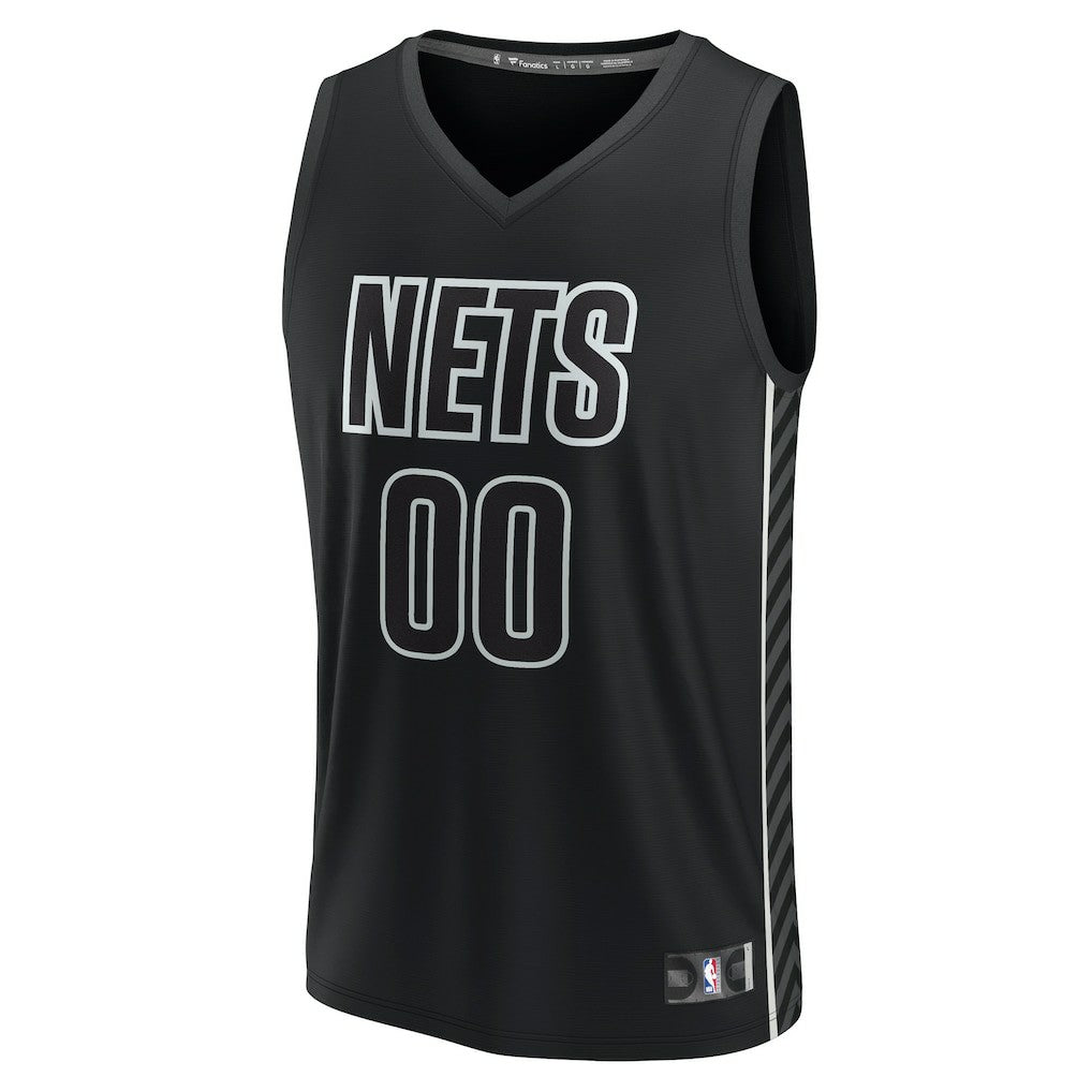 Brooklyn Nets Custom Fast Break Jersey - Statement Edition - Black | Fanatics shop