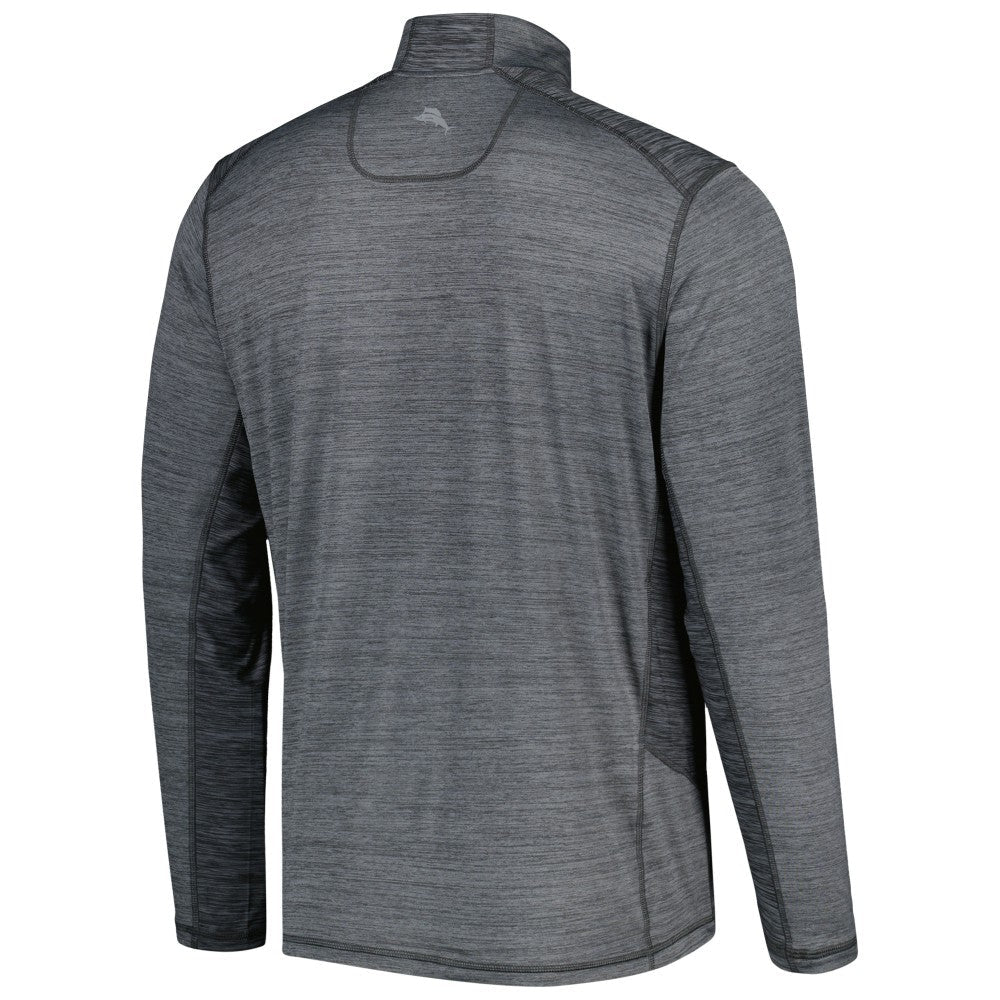 New York Mets Tommy Bahama Delray IslandZone Half-Zip Top - Gray