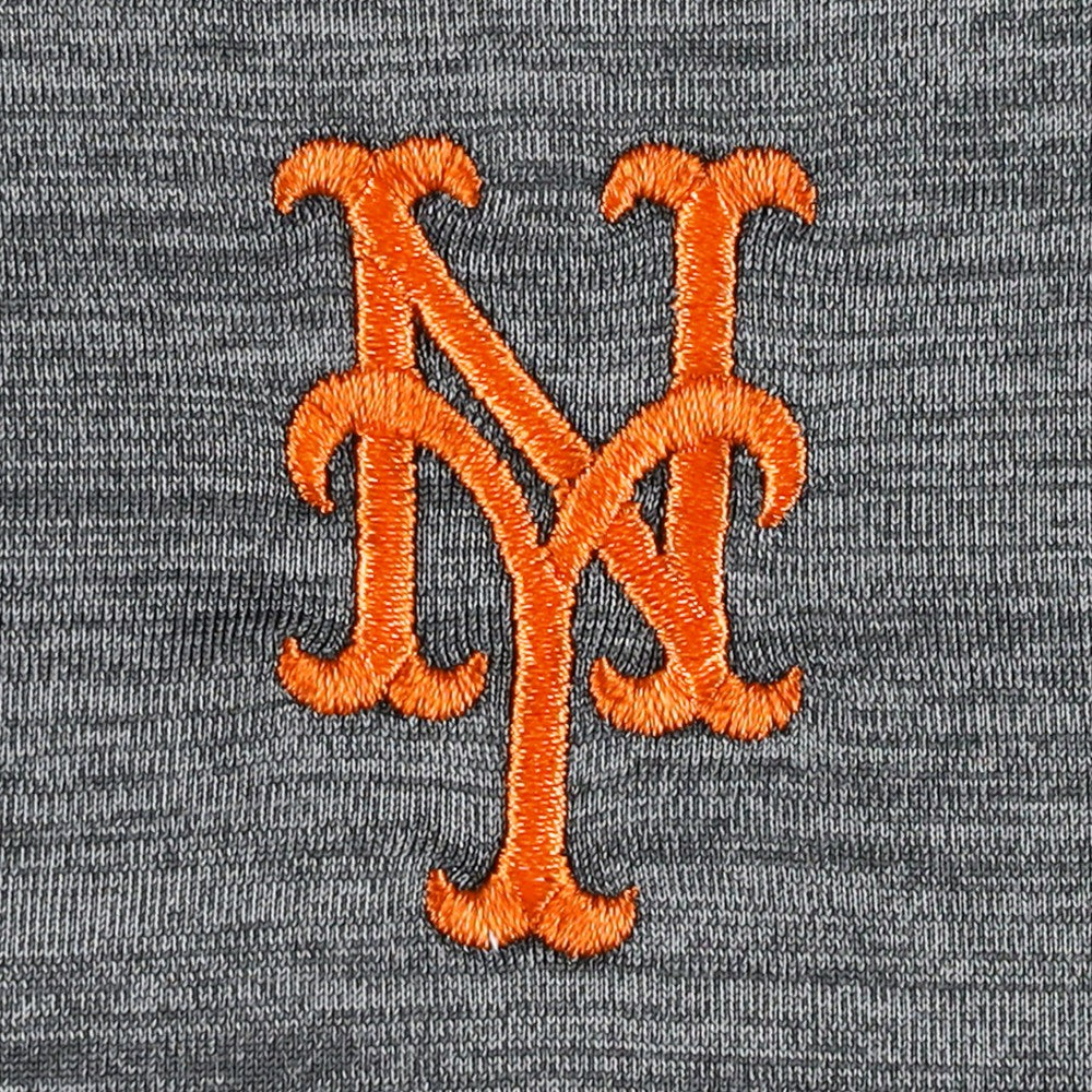 New York Mets Tommy Bahama Delray IslandZone Half-Zip Top - Gray