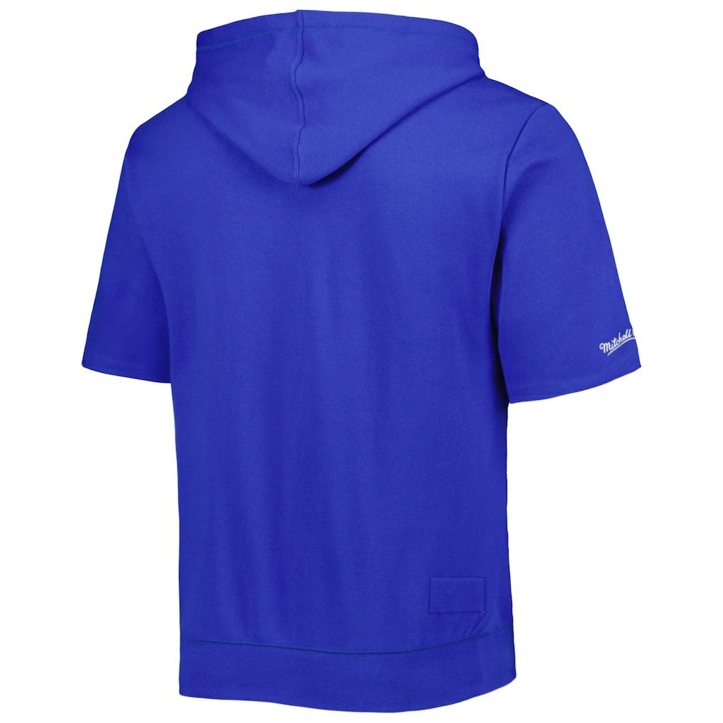 Buffalo Bills Washed Short Sleeve Pullover Hoodie - Royal for sale
