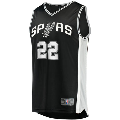 Malaki Branham San Antonio Spurs Fast Break Replica Player Jersey - Icon Edition - Black | Fanatics for sale