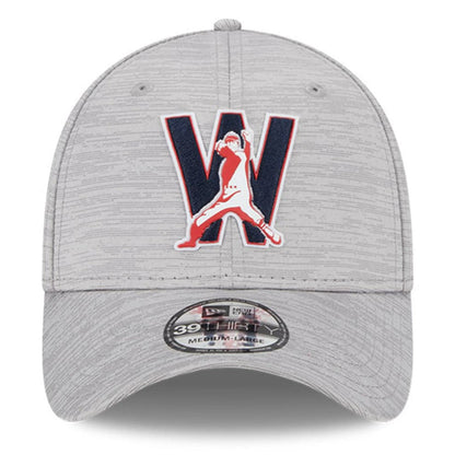 Washington Nationals 2023 Clubhouse 39THIRTY Flex Hat - Gray | New Era