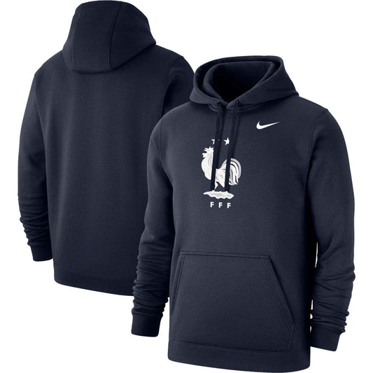 France National Team Club Primary Pullover Hoodie - Navy | Nike on sale
