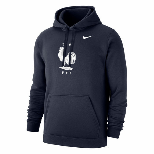 France National Team Club Primary Pullover Hoodie - Navy | Nike on sale