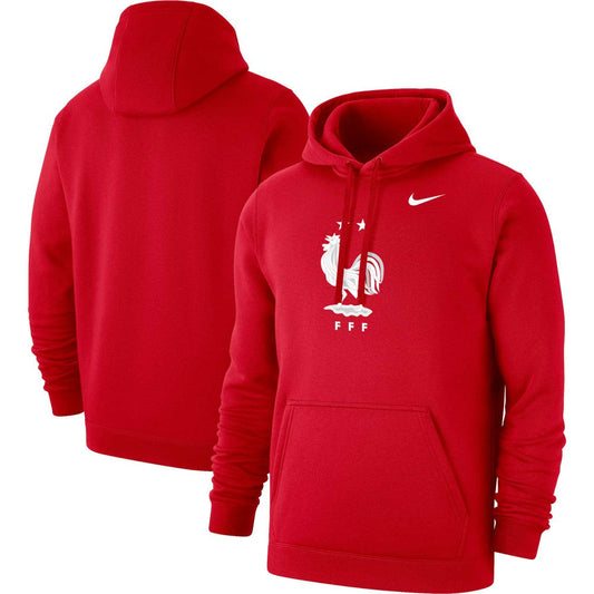 France National Team Club Primary Pullover Hoodie - Red | Nike discount