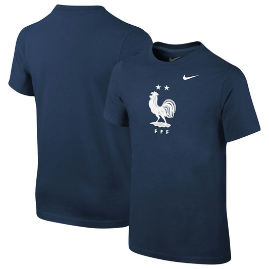 France National Team Youth Core Team T-Shirt - Navy | Nike for sale