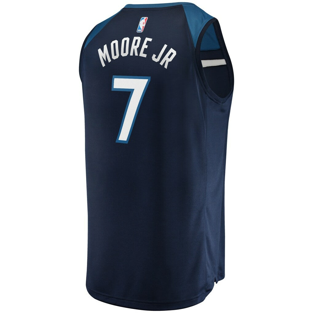 Wendell Moore Jr. Minnesota Timberwolves 2022 NBA Draft First Round Pick Fast Break Replica Player Jersey Icon - Edition - Navy | Fanatics on sale