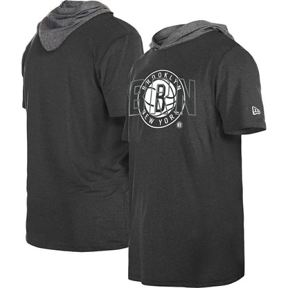 Brooklyn Nets Active Hoodie T-Shirt - Black | New Era sale