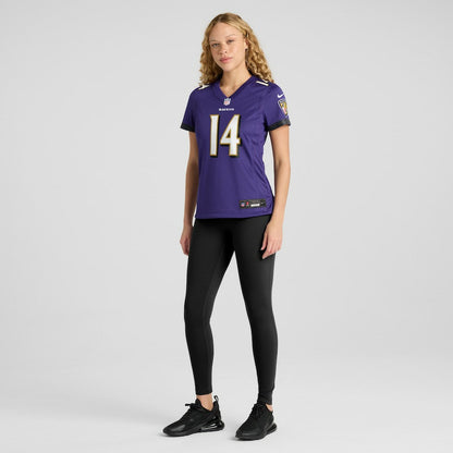 Kyle Hamilton Baltimore Ravens Women's Player Game Jersey - Purple | Nike discount